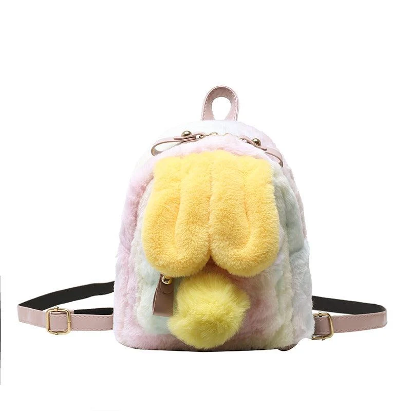 Bunny Ears Plush Bunny Backpack