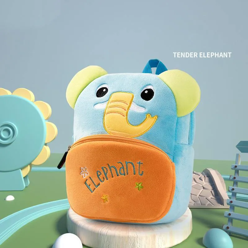 Plush Animal Preschool Backpacks