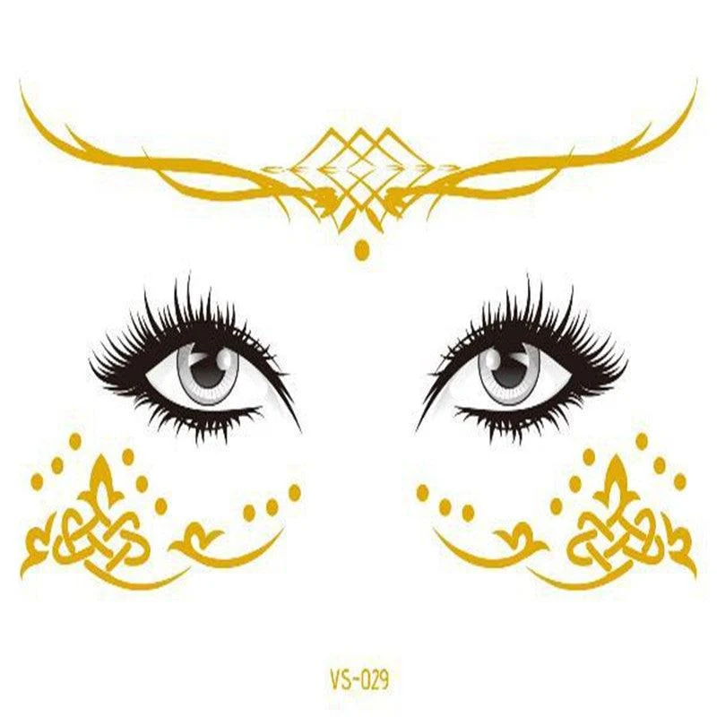 Masquerade Mask Temporary Tattoos