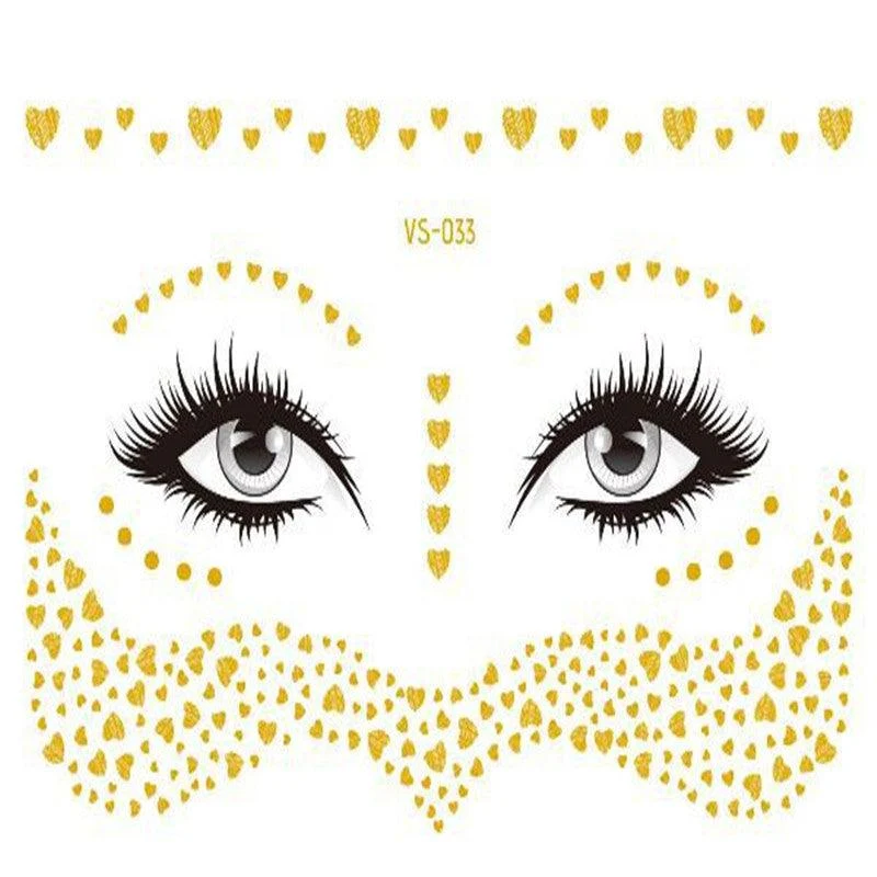 Masquerade Mask Temporary Tattoos