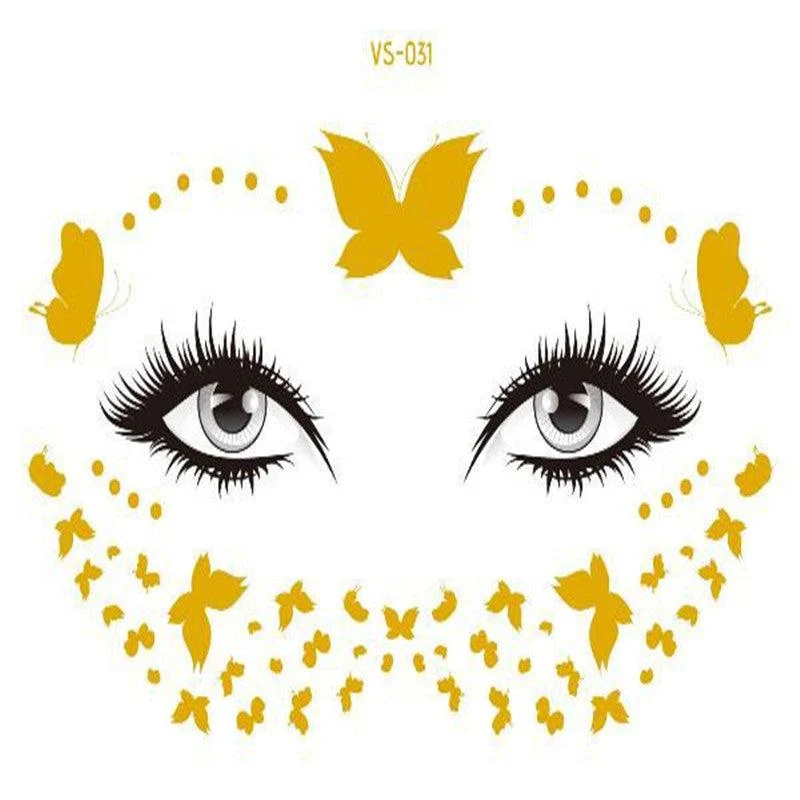 Masquerade Mask Temporary Tattoos