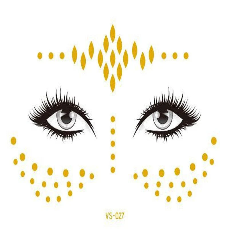 Masquerade Mask Temporary Tattoos