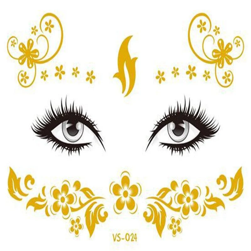 Masquerade Mask Temporary Tattoos