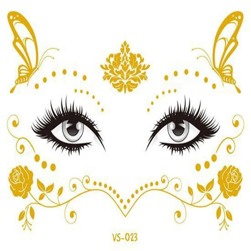 Masquerade Mask Temporary Tattoos