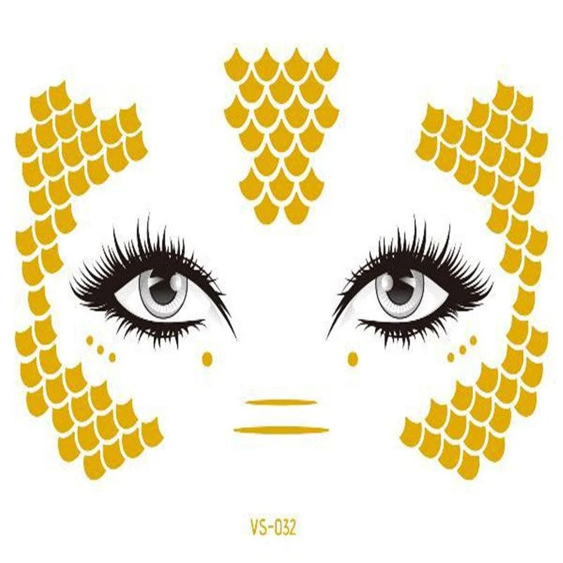 Masquerade Mask Temporary Tattoos