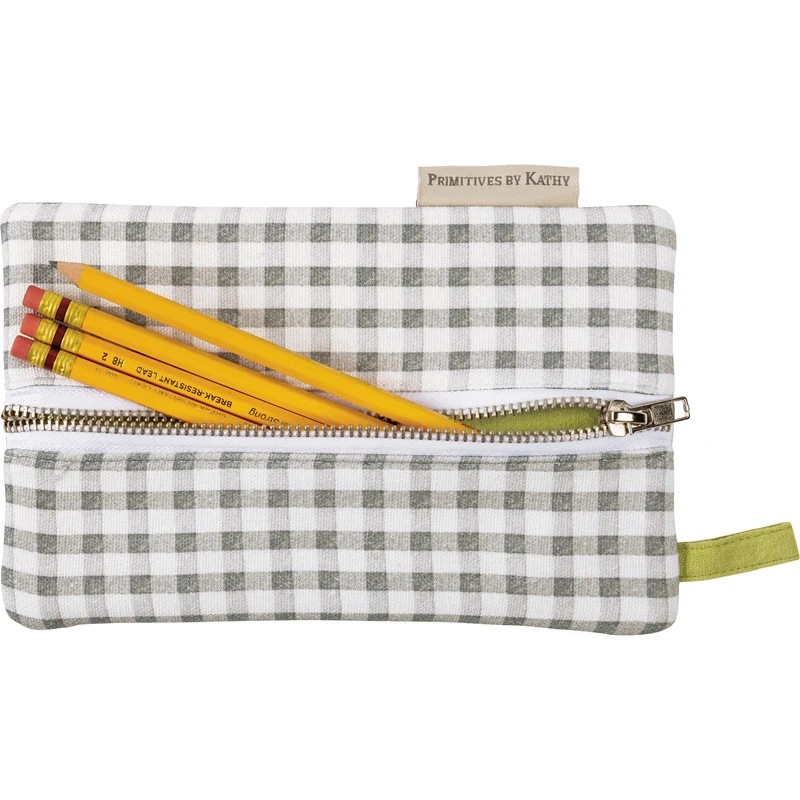 Buffalo Check - Pencil Pouch