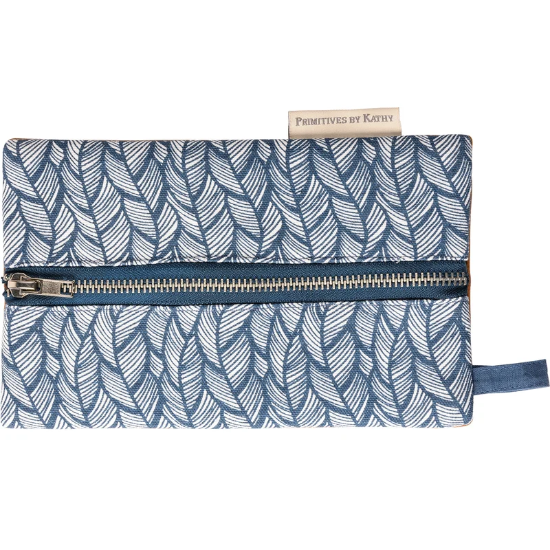 Wavy Navy - Pencil Pouch