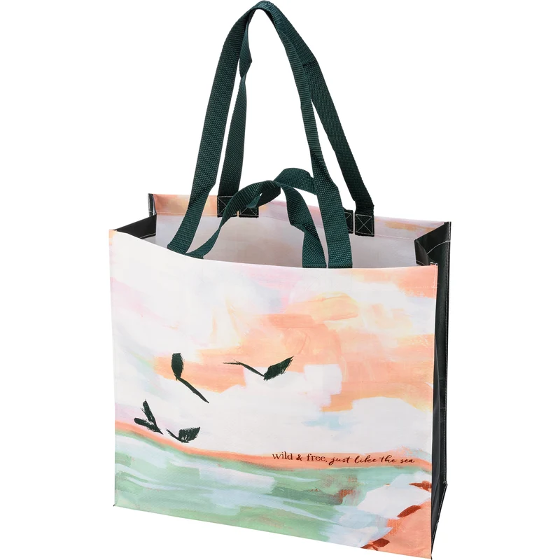 Wild & Free Just Like The Sea - Market Tote