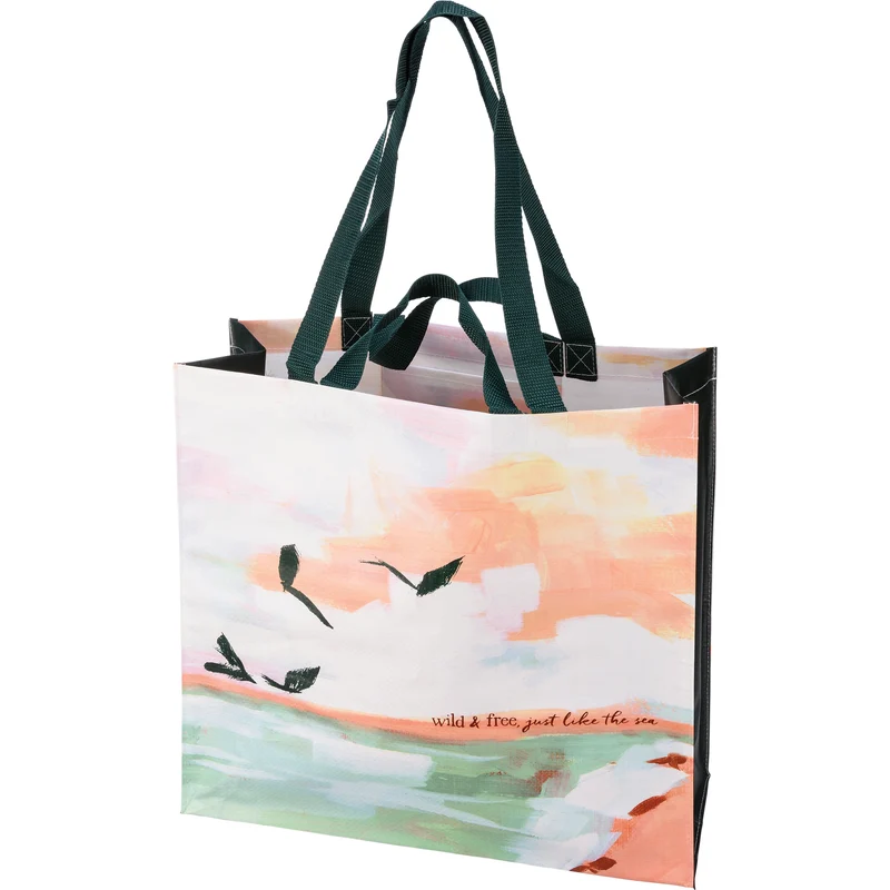 Wild & Free Just Like The Sea - Market Tote