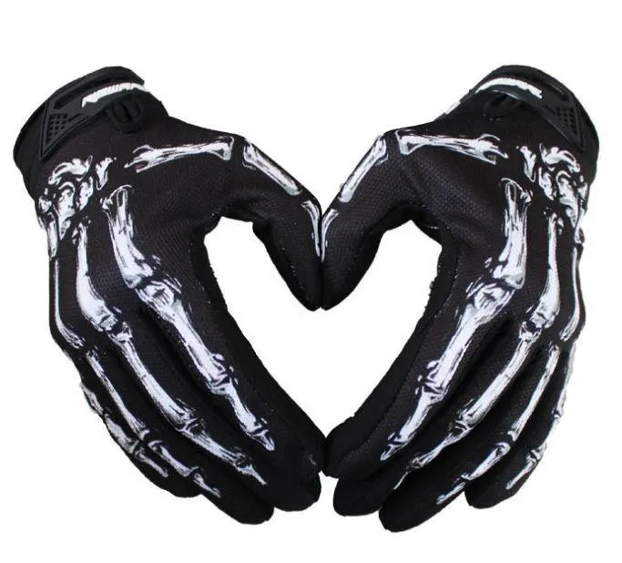Skeleton Biking Gloves