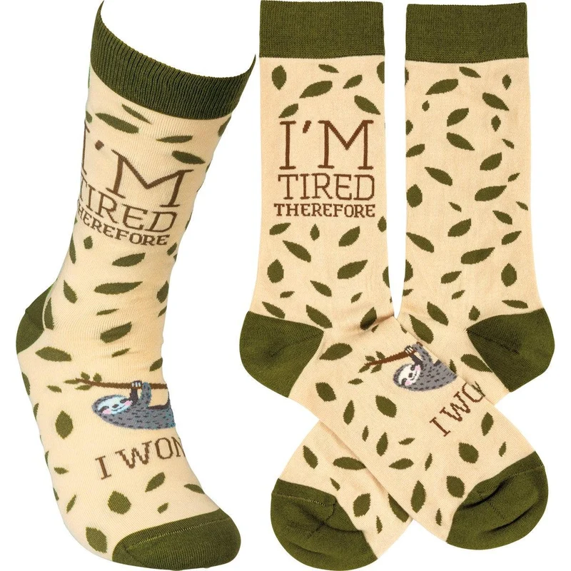 Tired Sloth - Socks