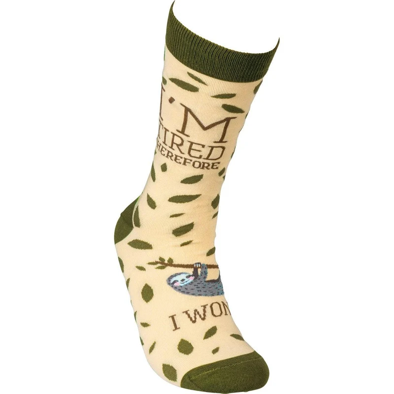 Tired Sloth - Socks