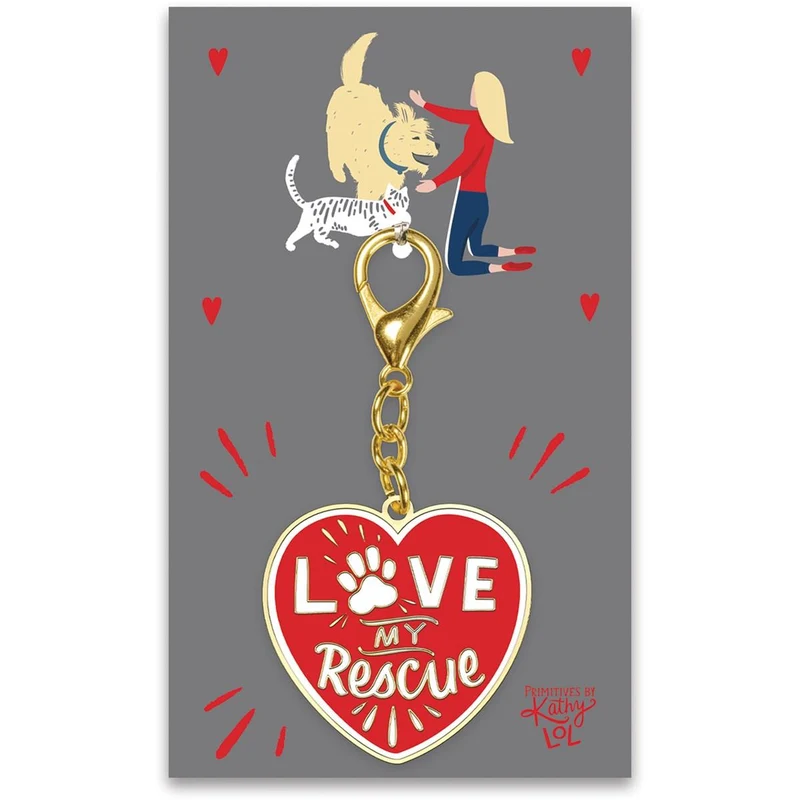 Love My Rescue - Keychain