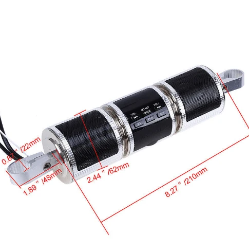 Motorcycle Bluetooth audio / radio / MP3 music player