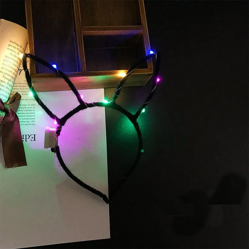 LED flashing bunny ears