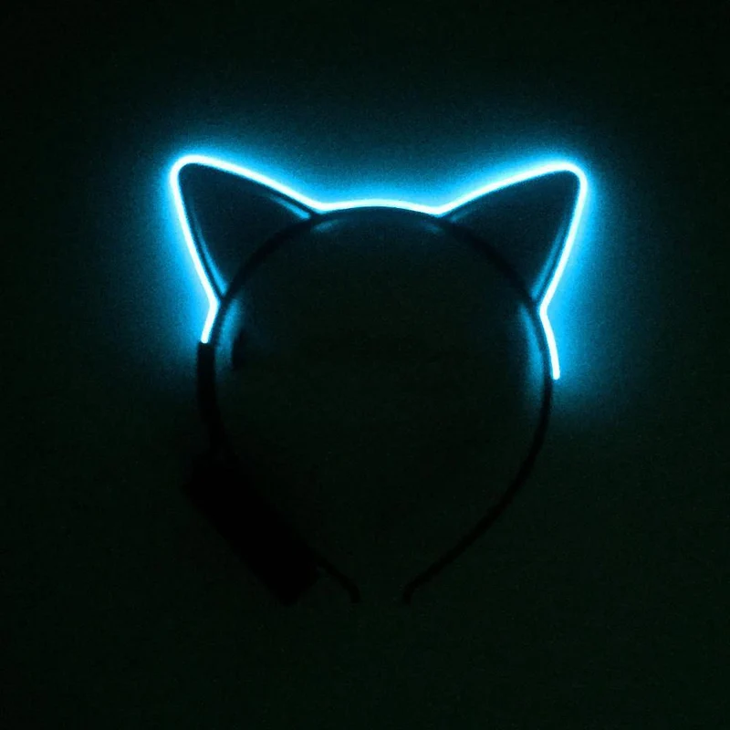 Glowing Line Cat Ear Headband