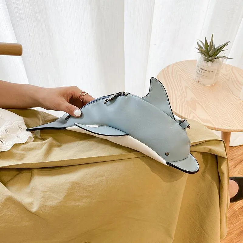 Dolphin Shape PU Leather Purse