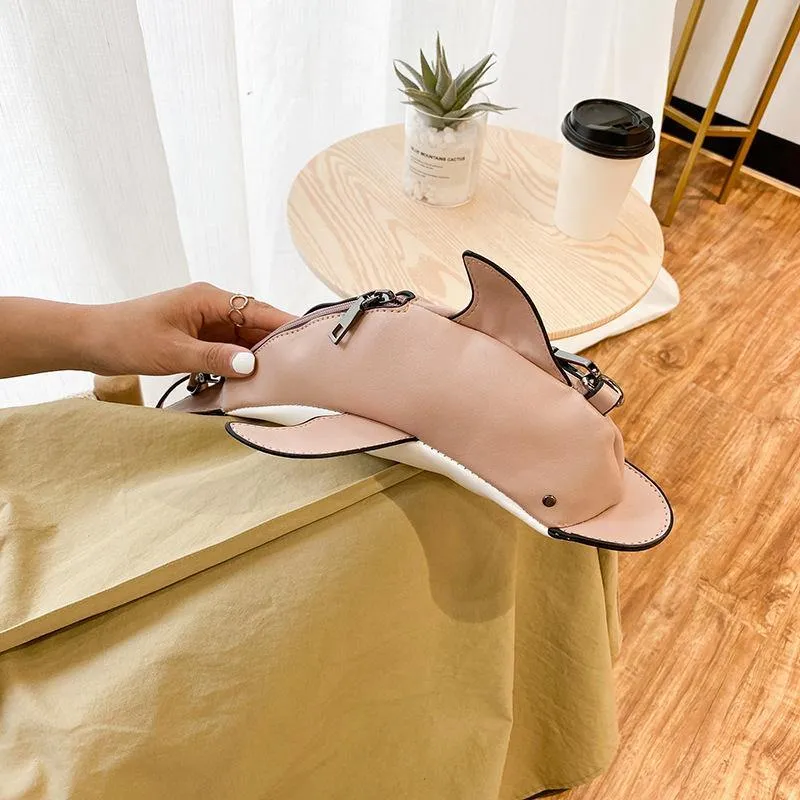 Dolphin Shape PU Leather Purse