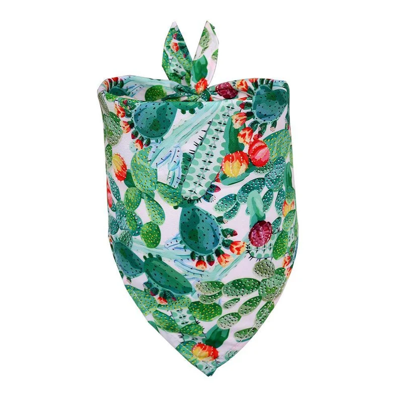 Tropical Flamingo Print Pet Bandanas