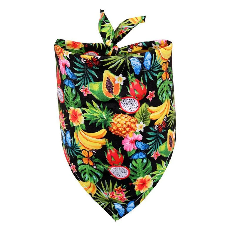 Tropical Flamingo Print Pet Bandanas