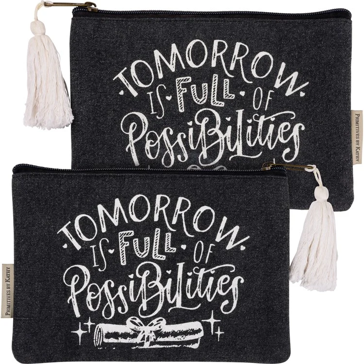 Tomorrow Is Full Of Possibilities - Zipper Pouch