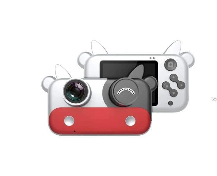 Children's 3D Cow Face Digital Camera