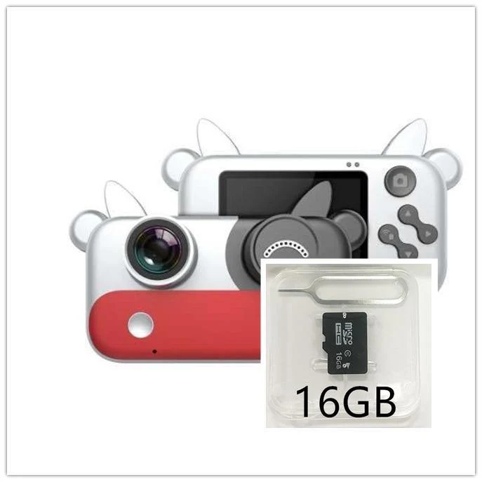 Children's 3D Cow Face Digital Camera