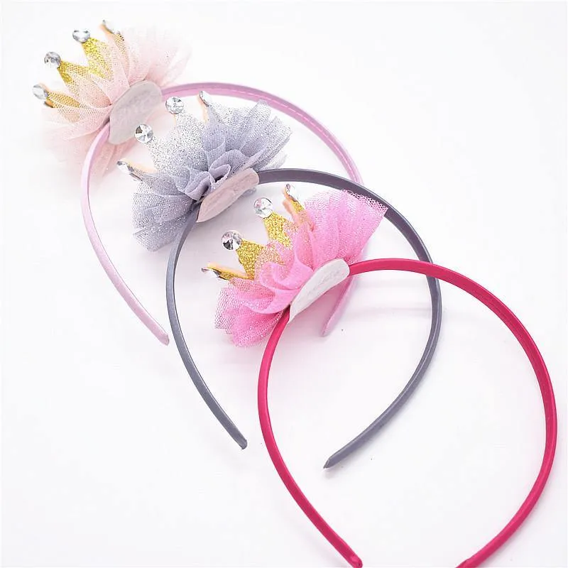 Princess Crown Flower Headband (Child)