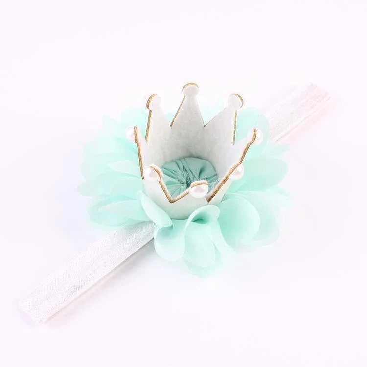 Princess Crown Flower Headband (Baby)