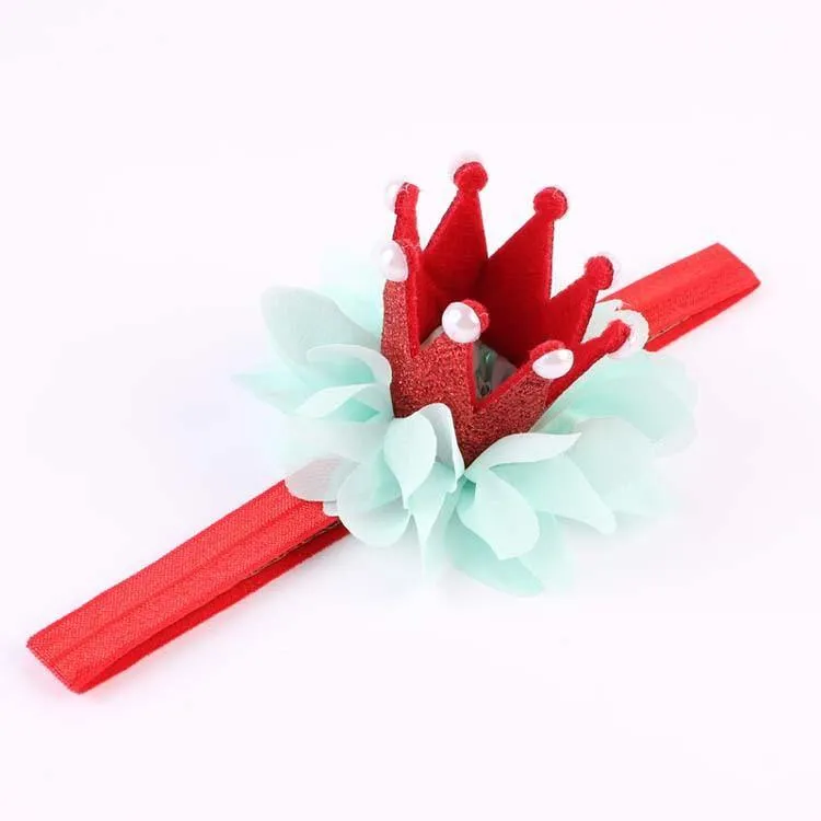 Princess Crown Flower Headband (Baby)