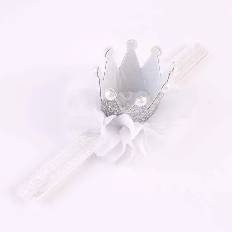 Princess Crown Flower Headband (Baby)