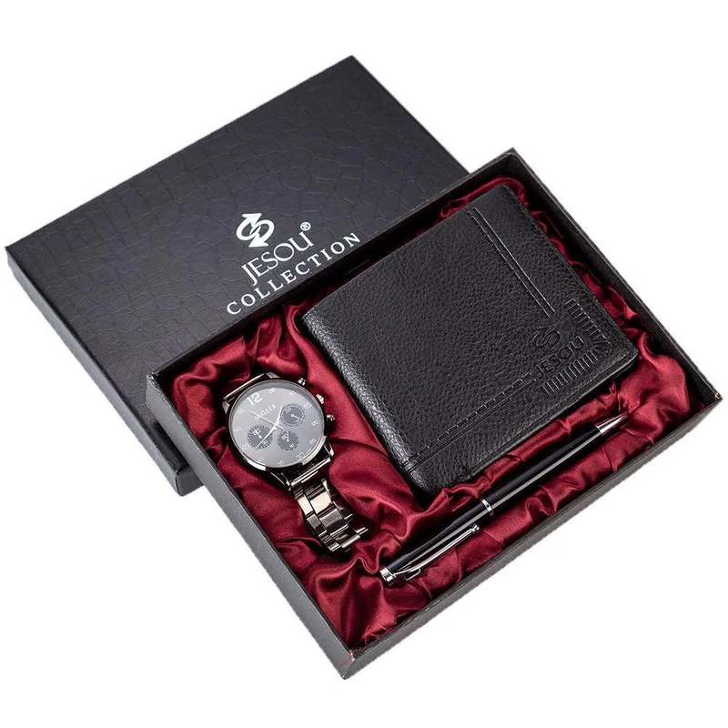 Watch Wallet & Pen Gift Set (Mens)