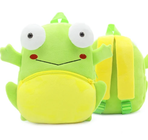 Plush Cartoon Animal Backpack (Toddler)
