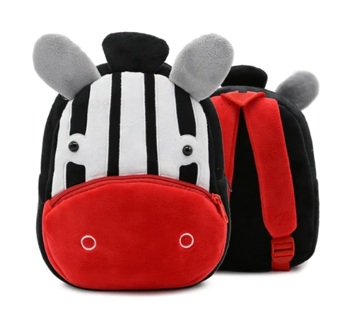 Plush Cartoon Animal Backpack (Toddler)