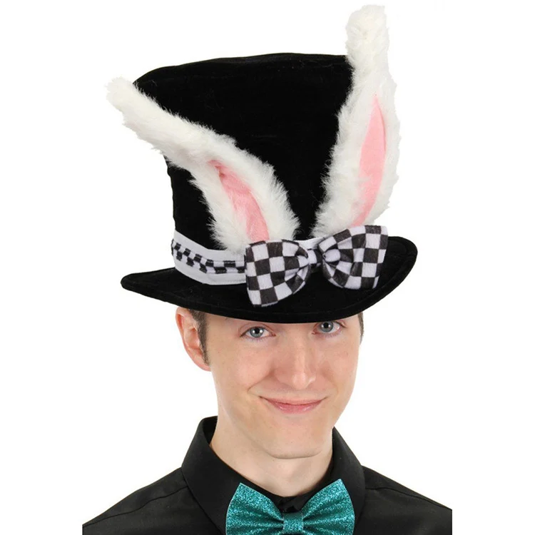 Alice In Wonderland White Rabbit Top Hat