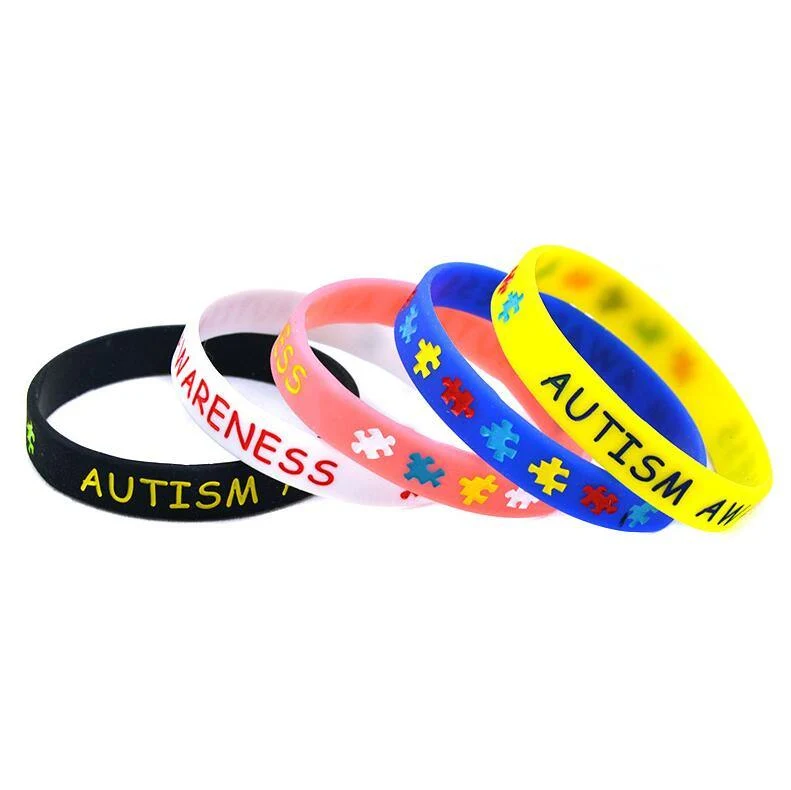 Autism Awareness Silicone Bands (50 PCs)
