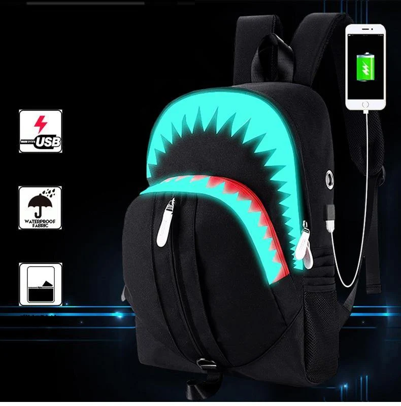 Luminous Shark Backpack