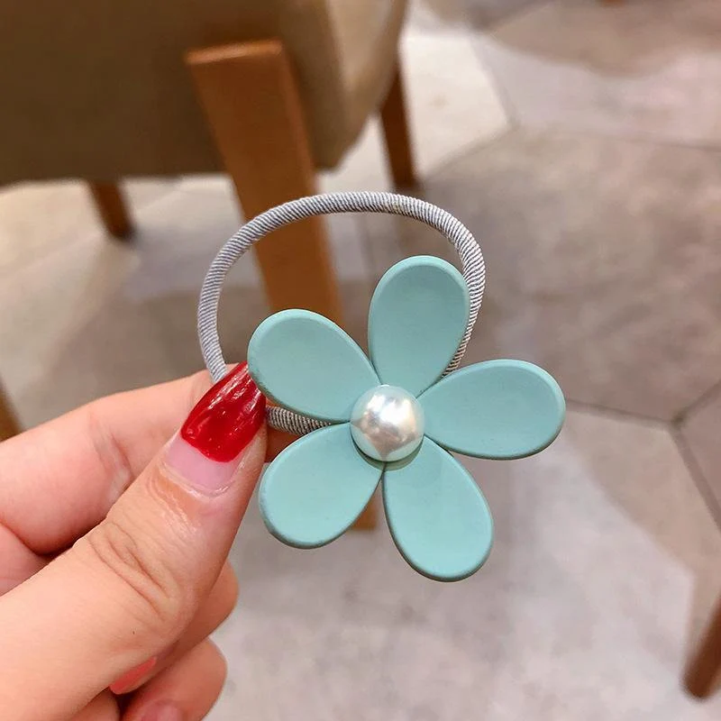 Flower Hair Clips and Ties