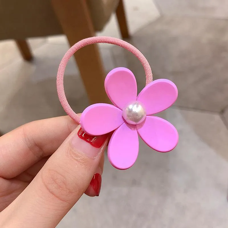 Flower Hair Clips and Ties