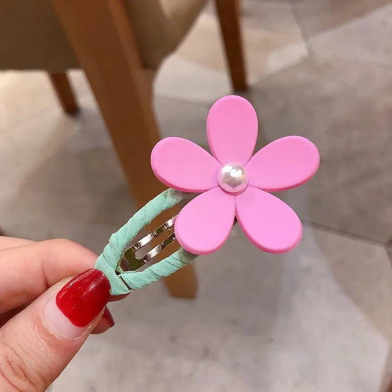 Flower Hair Clips and Ties