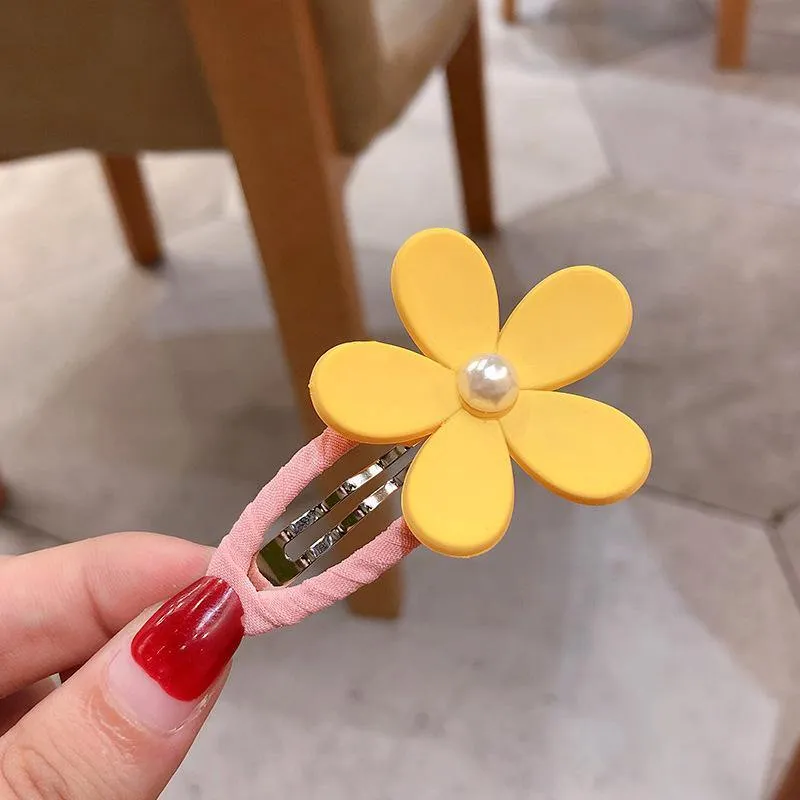 Flower Hair Clips and Ties