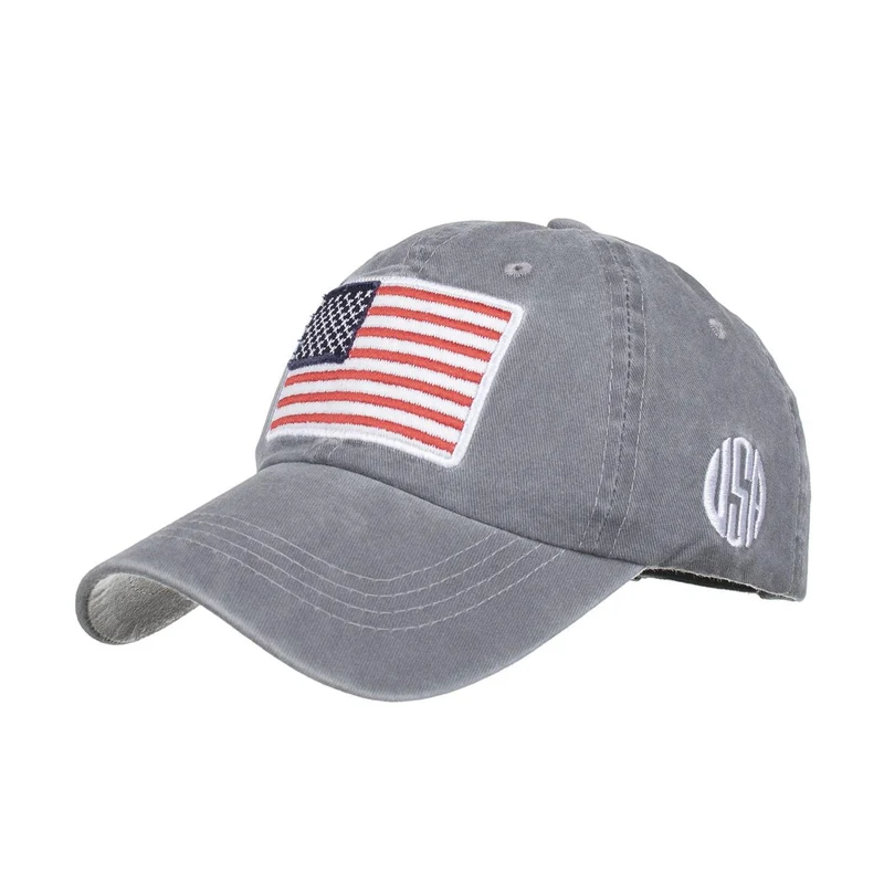 USA American Flag Embroidered Baseball Hat