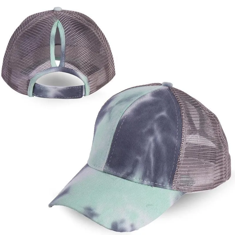 Tie-dye Ponytail Baseball Cap
