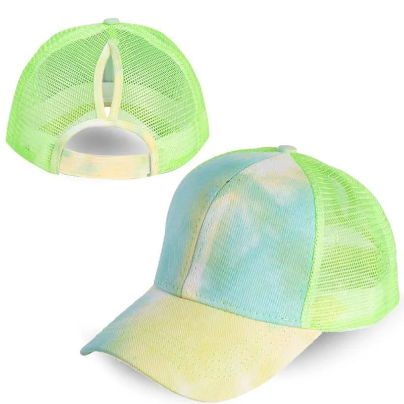 Tie-dye Ponytail Baseball Cap
