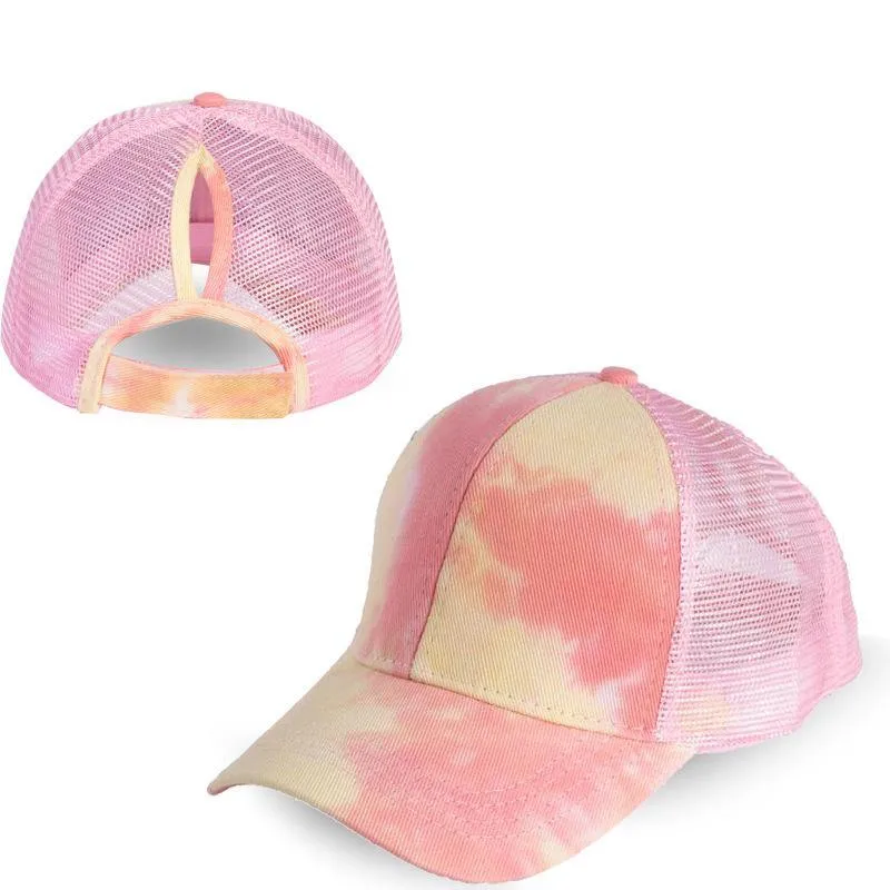 Tie-dye Ponytail Baseball Cap
