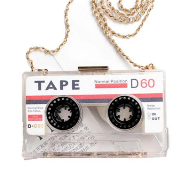 Retro Cassette Tape Purse
