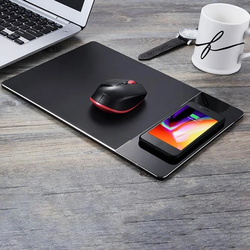 Wireless Charger Aluminum Mouse Pad