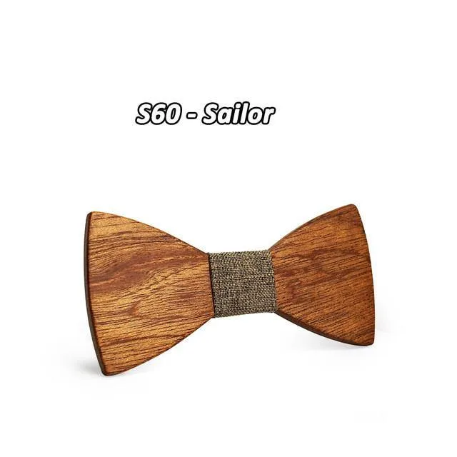 Wooden Bow Ties (Child/Adult)