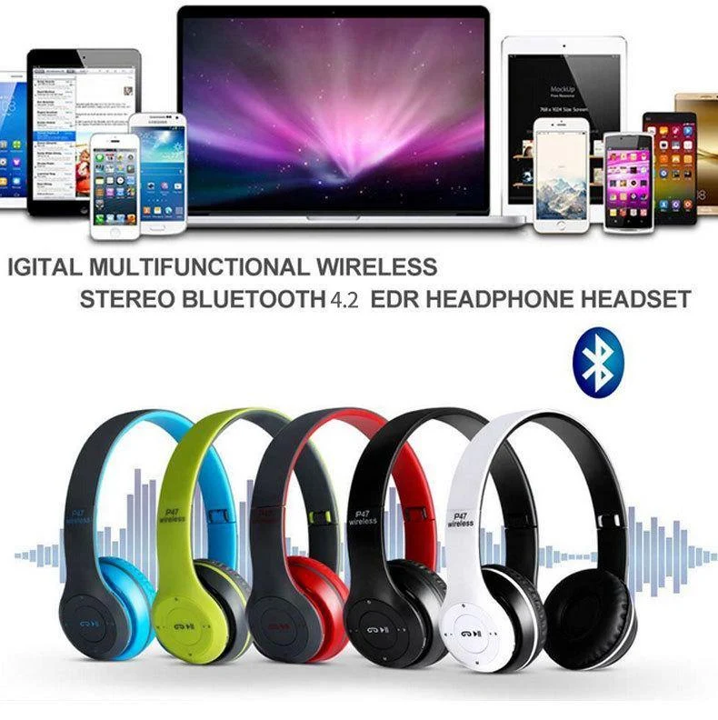 Foldable Bluetooth Headphones