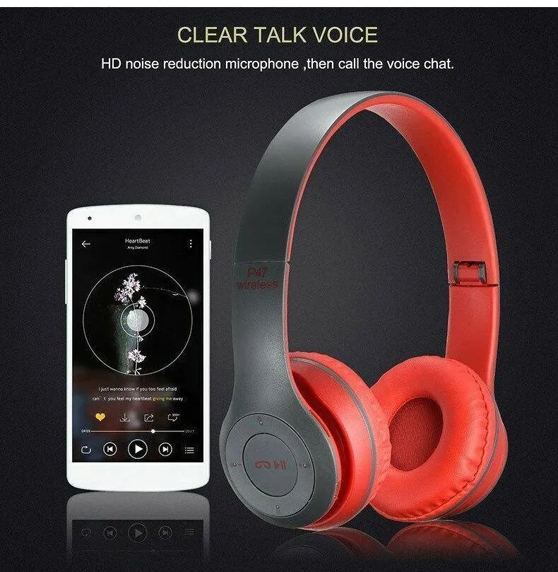 Foldable Bluetooth Headphones